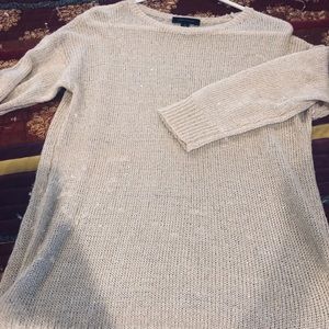 White sweater with sequins